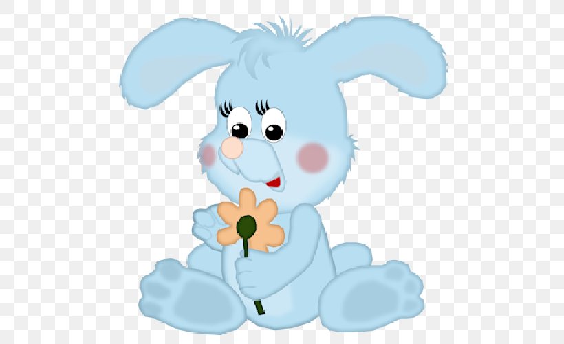 Easter Bunny Rabbit Clip Art, PNG, 500x500px, Watercolor, Cartoon, Flower, Frame, Heart Download Free