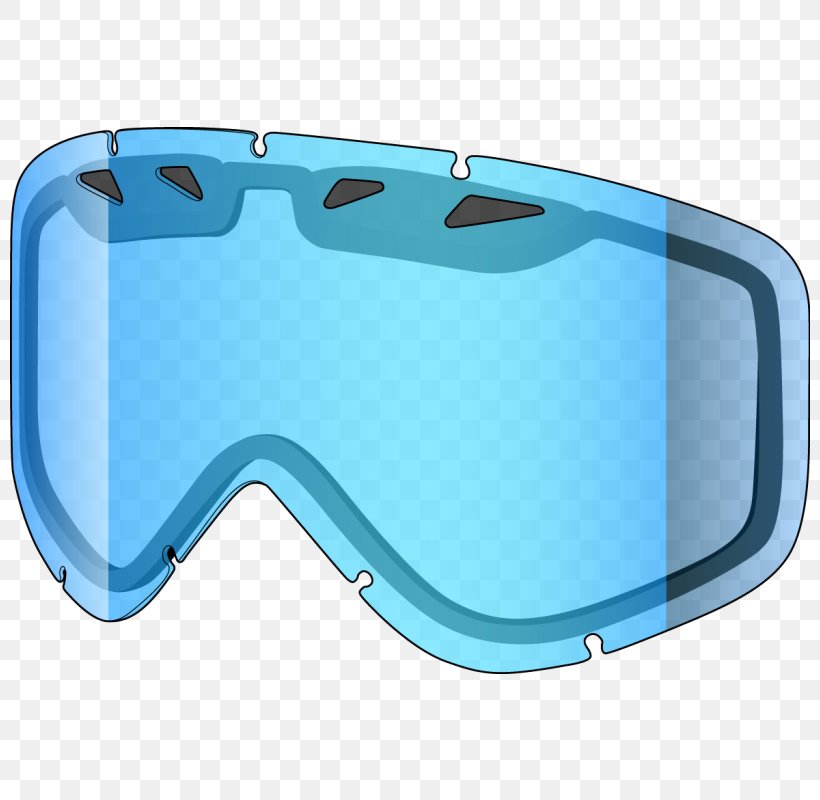 Goggles Sunglasses Lens Eyewear, PNG, 800x800px, Goggles, Aqua, Automotive Design, Azure, Blue Download Free