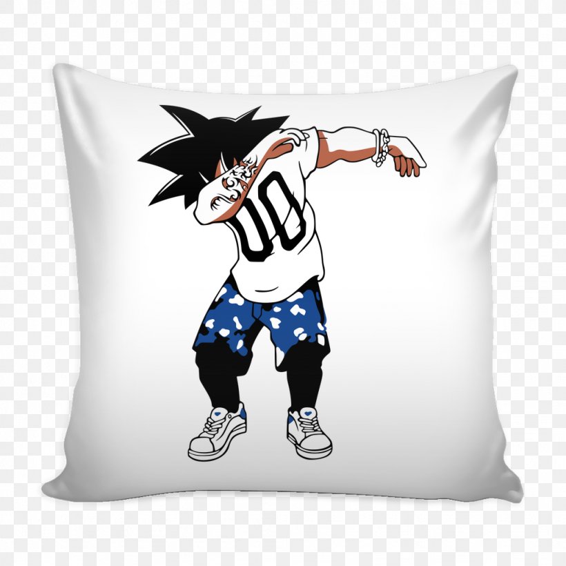 Goku T-shirt Vegeta Super Saiya Dab, PNG, 1024x1024px, Goku, Clothing, Crew Neck, Cushion, Dab Download Free