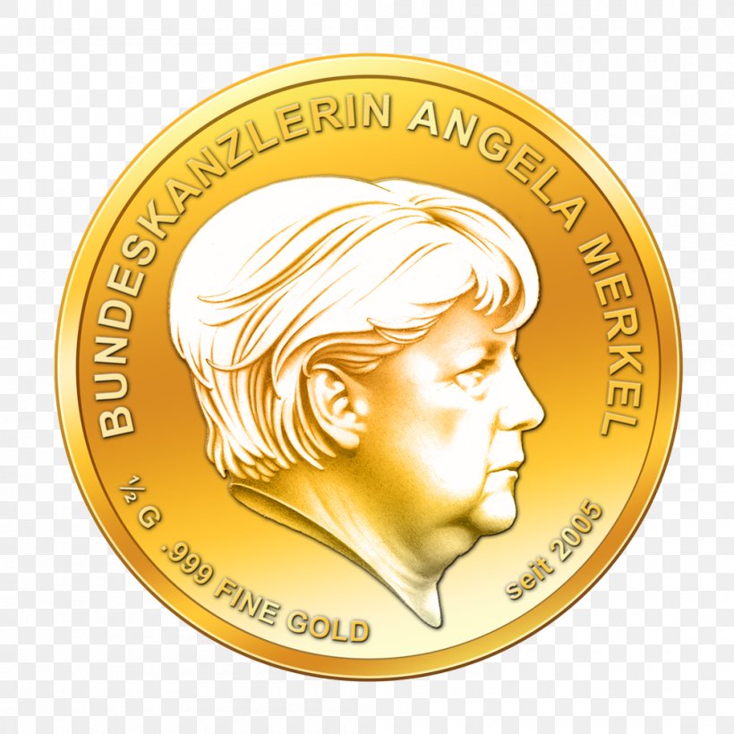 Gold Coin Senegal Numismatics, PNG, 1000x1000px, 2017, Coin, Angela Merkel, Cfa Franc, Collecting Download Free