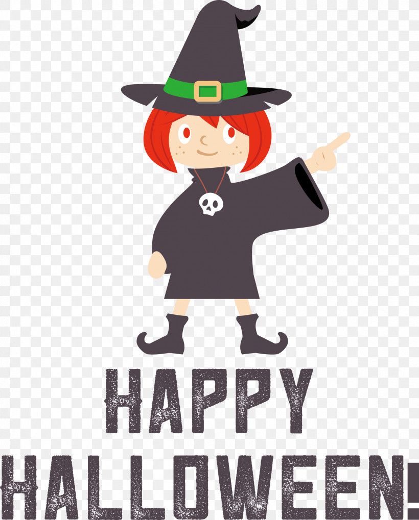 Happy Halloween, PNG, 2413x3000px, Happy Halloween, Character, Logo, Royaltyfree, Text Download Free