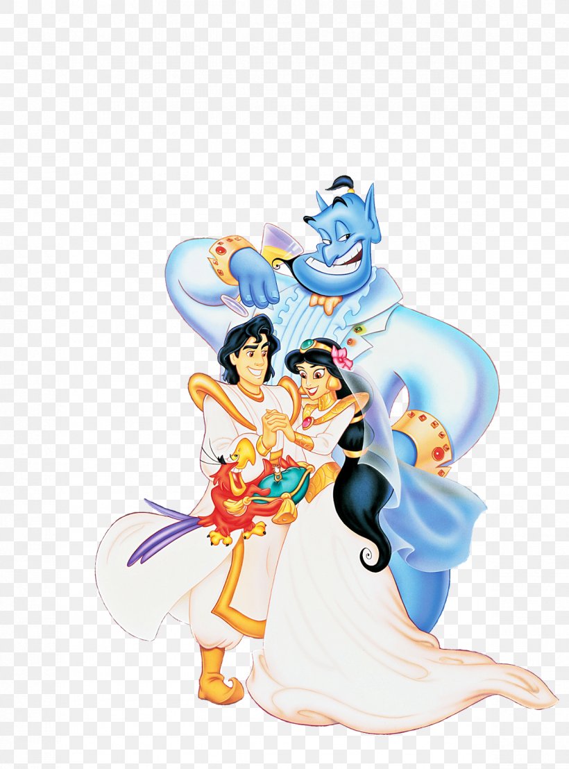 Princess Jasmine Genie Aladdin Iago Abu, PNG, 1184x1600px, Watercolor, Cartoon, Flower, Frame, Heart Download Free
