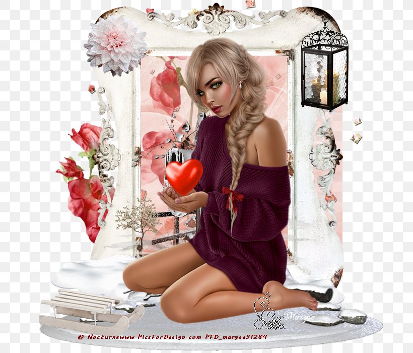 Valentine's Day Woman 14 February Love, PNG, 700x700px, Watercolor, Cartoon, Flower, Frame, Heart Download Free