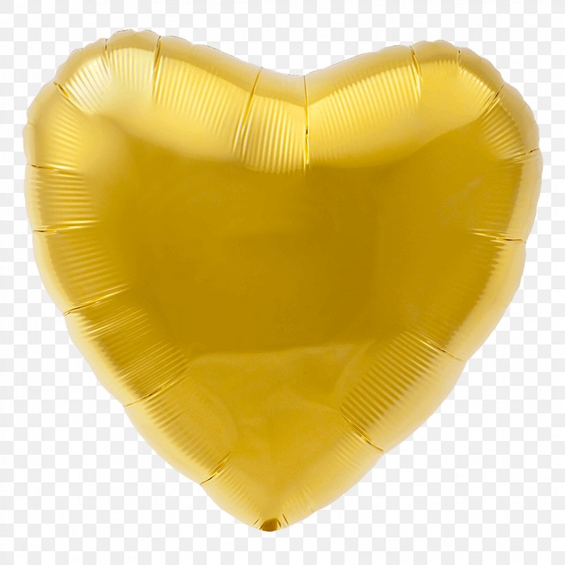 Foil Balloon Heart Gold Party, PNG, 822x822px, Watercolor, Cartoon, Flower, Frame, Heart Download Free