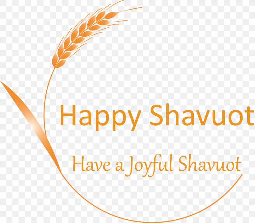 Happy Shavuot Shavuot Shovuos, PNG, 3000x2633px, Happy Shavuot, Line, Logo, Orange, Shavuot Download Free
