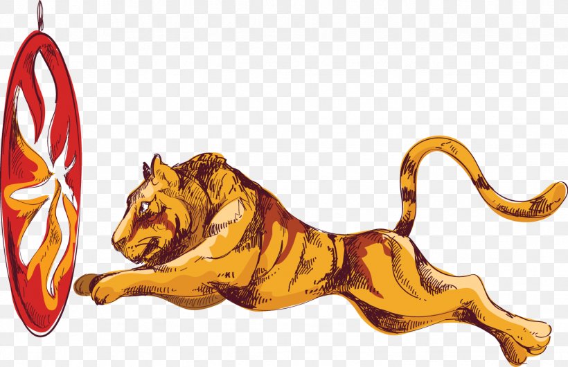 Tiger Lion Circus Illustration, PNG, 1437x929px, Tiger, Big Cats, Carnivoran, Cat Like Mammal, Circus Download Free