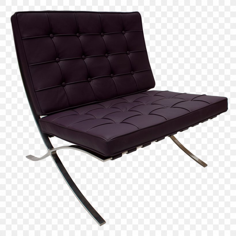 Barcelona Chair Couch Industrial Design, PNG, 1000x1000px, Barcelona Chair, Barcelona, Chair, Couch, Furniture Download Free