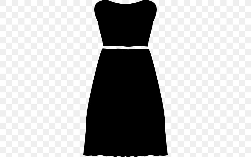 Strapless Dress Little Black Dress Clothing Fashion, PNG, 512x512px, Dress, Belt, Black, Clothing, Cocktail Dress Download Free