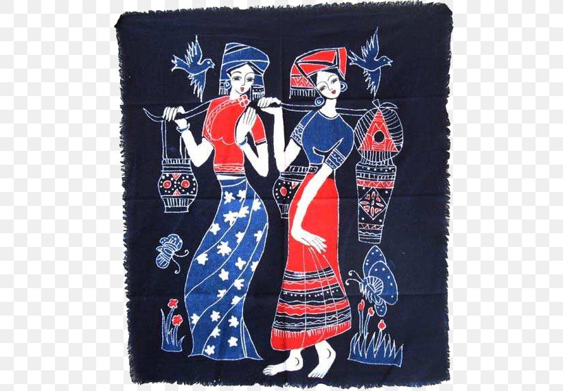 Batik Miao People Embroidery Textile, PNG, 570x570px, Batik, Blue, Costume, Costume Design, Craft Download Free