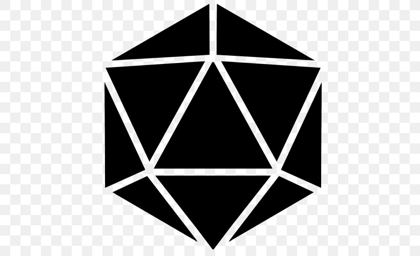 D20 System Dungeons & Dragons Star Wars Roleplaying Game Dice Role-playing Game, PNG, 500x500px, D20 System, Area, Black, Black And White, Brand Download Free
