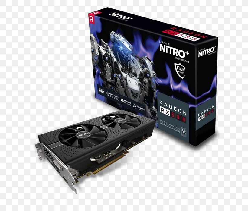 Graphics Cards & Video Adapters AMD Radeon RX 580 Sapphire Technology AMD Radeon 500 Series, PNG, 700x700px, 14 Nanometer, Graphics Cards Video Adapters, Advanced Micro Devices, Amd Radeon 500 Series, Amd Radeon Rx 580 Download Free