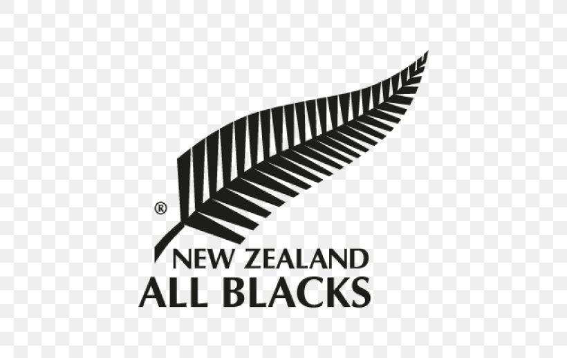 New Zealand National Rugby Union Team Logo マーク, PNG, 518x518px, Logo, Black And White, Brand, Computer Font, Emblem Download Free