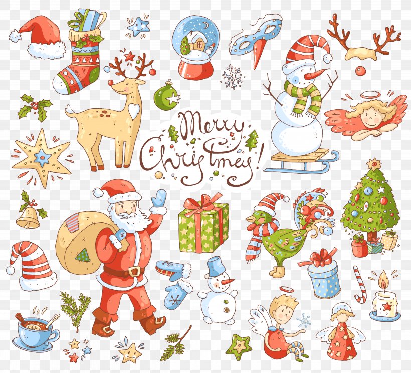 Rudolph Santa Claus Christmas Reindeer Gift, PNG, 5000x4545px, Santa Claus, Area, Art, Candy Cane, Christmas Download Free