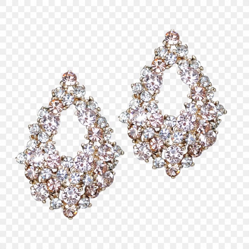 Earring Jewellery Gold Silver, PNG, 1000x1000px, Earring, Body Jewellery, Body Jewelry, Brilliant, Crystal Download Free