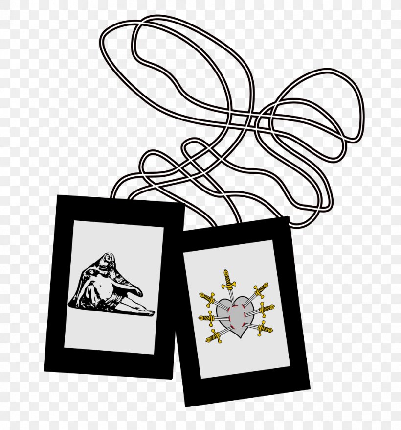 Scapular Catholicism Picture Frames Pattern, PNG, 956x1024px, Scapula, Begrip, Black And White, Blog, Catholicism Download Free