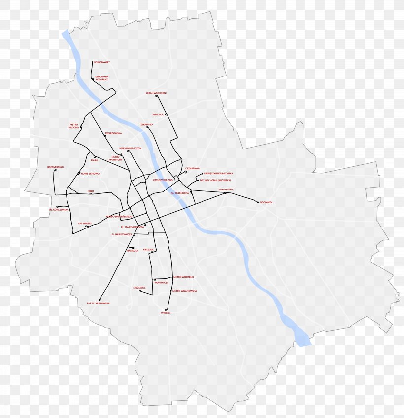 Trolley Trams In Warsaw Tramwaje Warszawskie Warsaw Chopin Airport Transport, PNG, 5344x5524px, Trolley, Area, Encyclopedia, Kilometer, Map Download Free