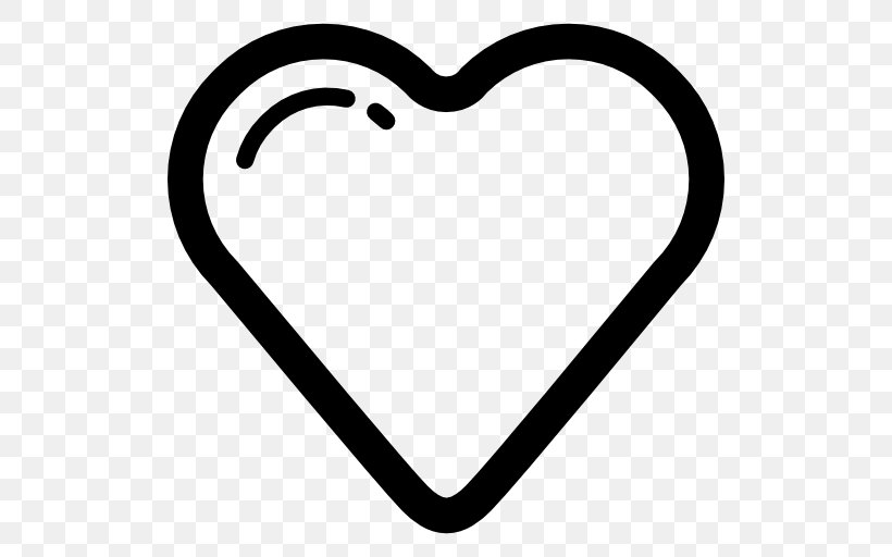 Heart Download Icon, PNG, 512x512px, Heart, Area, Black And White, Body Jewelry, Love Download Free