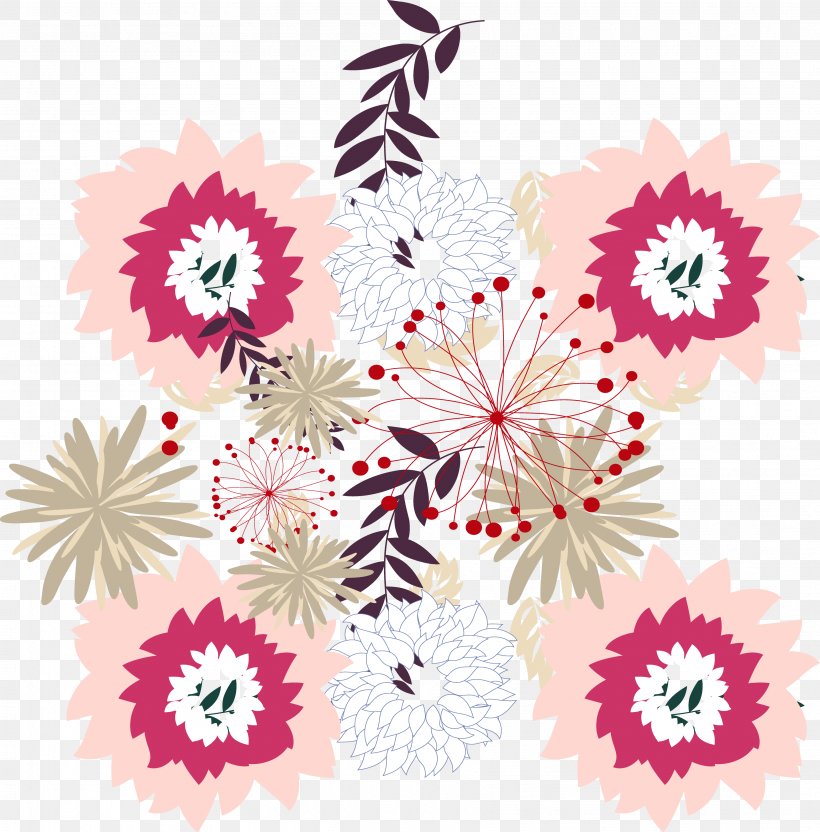 Floral Design Chrysanthemum Motif, PNG, 3436x3488px, Floral Design, Chrysanthemum, Chrysanths, Cut Flowers, Dahlia Download Free