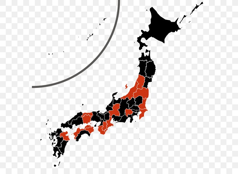 Japan Map Royalty-free, PNG, 600x600px, Japan, Art, Black And White, Blank Map, Elevation Download Free