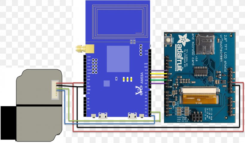 Microcontroller Serial Peripheral Interface Bus Arduino Thin-film-transistor Liquid-crystal Display, PNG, 1427x836px, Microcontroller, Adafruit Industries, Arduino, Circuit Component, Computer Hardware Download Free