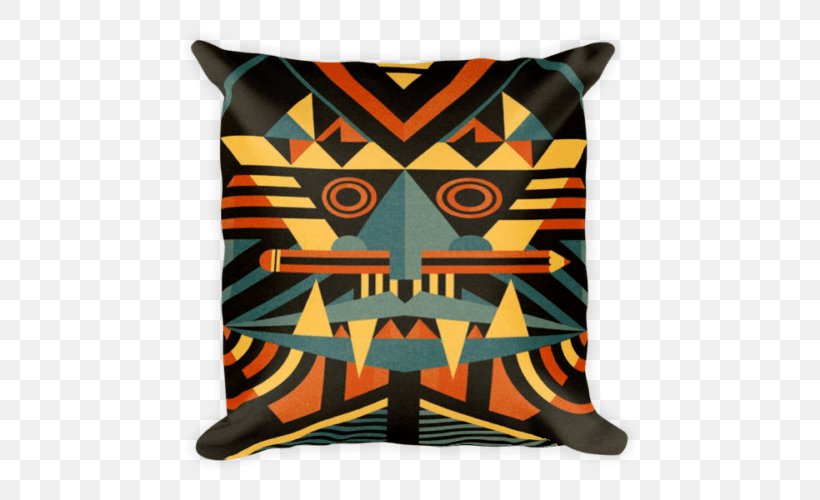 Throw Pillows Cushion Bedding Room, PNG, 500x500px, Pillow, African Art, Art, Bedding, Canvas Download Free