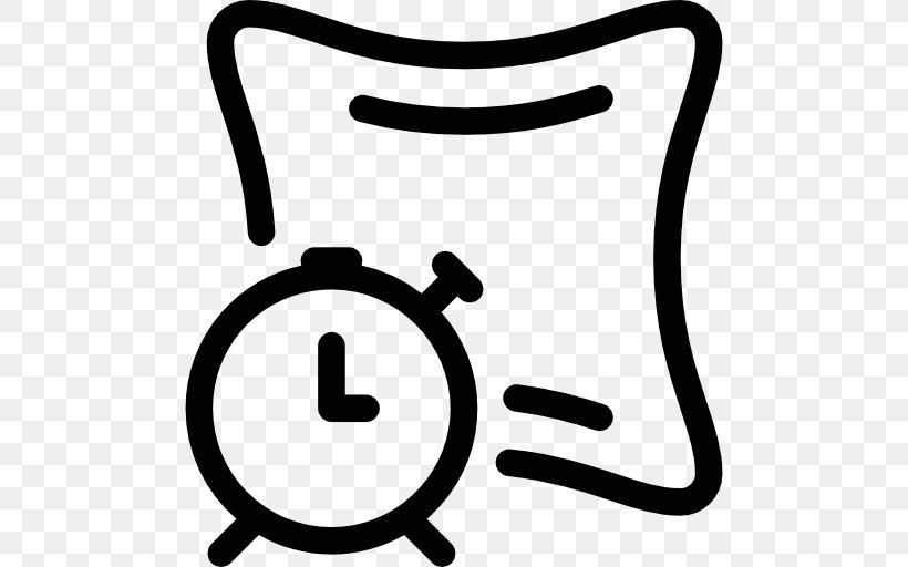 Download Clip Art, PNG, 512x512px, Symbol, Alarm Clocks, Area, Black And White, Sign Download Free