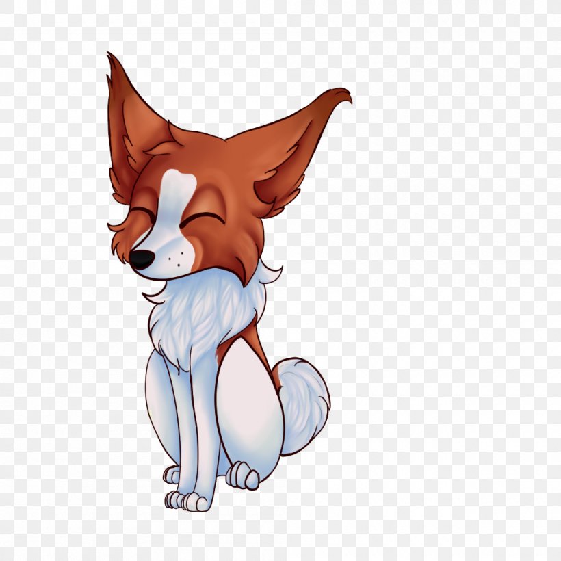 Dog Breed Red Fox Cartoon, PNG, 1000x1000px, Dog Breed, Breed