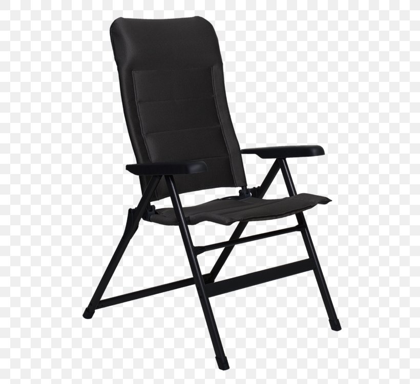 Folding Chair Table Furniture Fauteuil, PNG, 750x750px, Chair, Anthracite, Armrest, Black, Camping Download Free