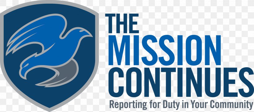 Logo The Mission Continues Veteran Military Operation Stand Down, PNG, 2463x1091px, Logo, Brand, Eric Greitens, Military, Mission Continues Download Free