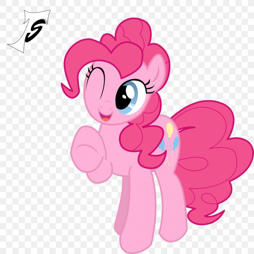 Pinkie Pie Twilight Sparkle Applejack Pony Rarity, PNG, 894x894px, Watercolor, Cartoon, Flower, Frame, Heart Download Free
