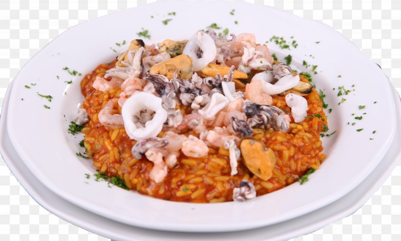 Risotto Spanish Cuisine, PNG, 3504x2113px, Risotto, Cuisine, Dish, European Food, Food Download Free