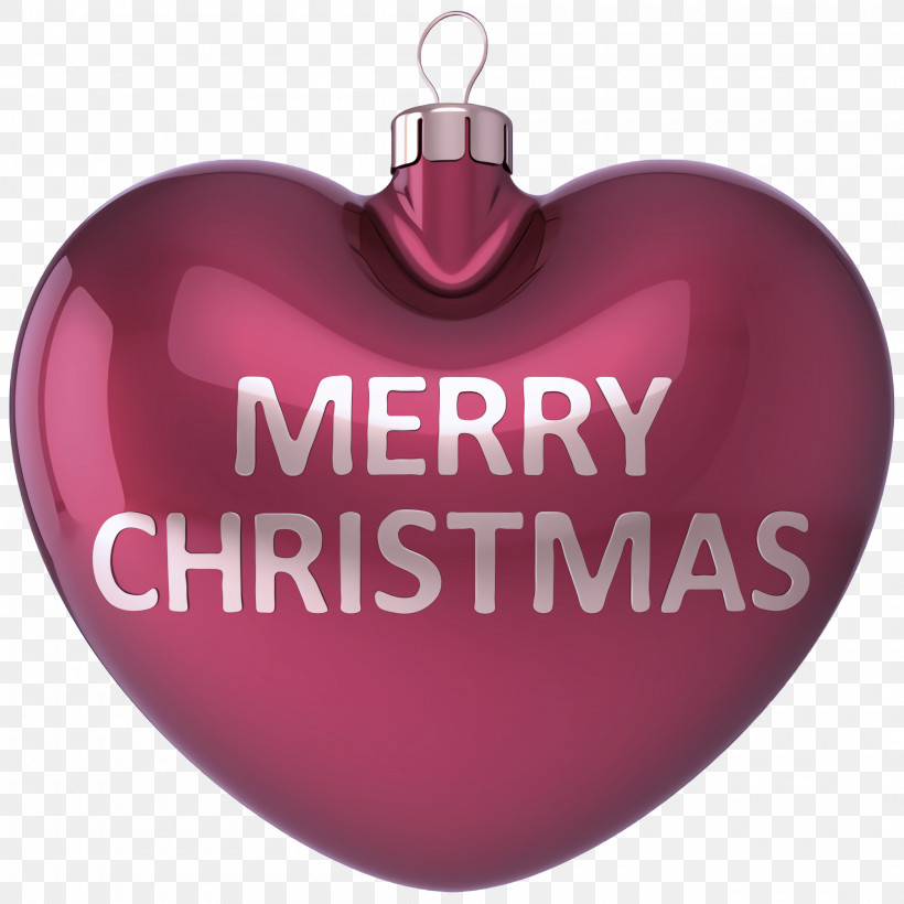 Christmas Ornament, PNG, 2000x2000px, Heart, Christmas Ornament, Logo, Love, Magenta Download Free