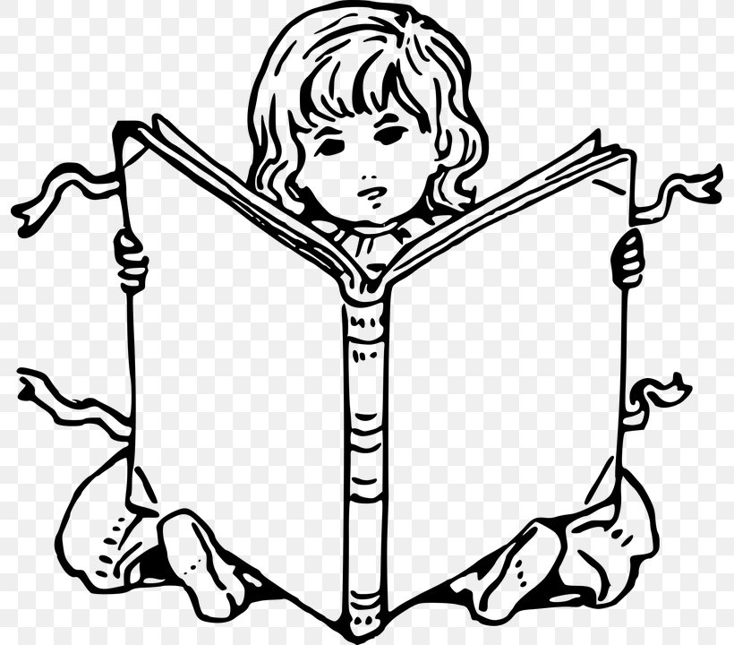 Drawing Reading Book Clip Art, PNG, 796x720px, Drawing, Black And White, Book, Book Illustration, Child Download Free