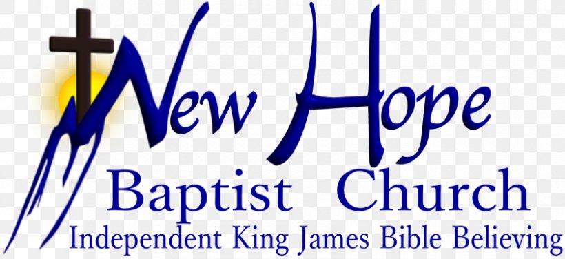 New Hope Baptist Church Baptists Christian Ministry Pastor Preacher, PNG, 840x386px, New Hope Baptist Church, Area, Banner, Baptists, Blue Download Free