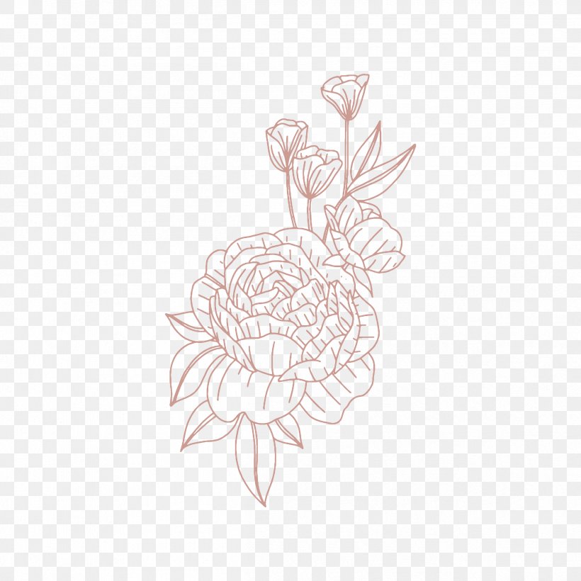 Rose Family Visual Arts Drawing Illustration /m/02csf, PNG, 2401x2401px, Rose Family, Art, Drawing, Flora, Floral Design Download Free