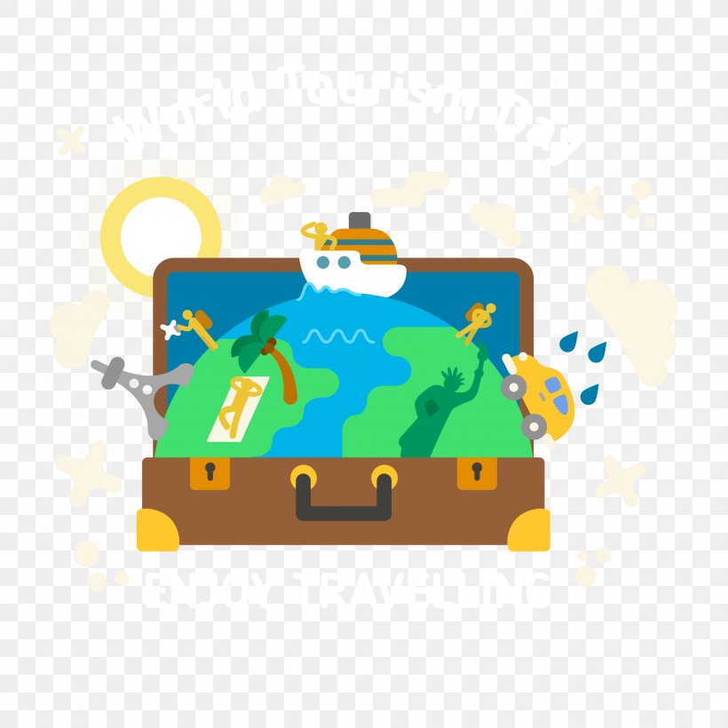 Travel Euclidean Vector Illustration, PNG, 2000x2000px, Travel, Area, Bag, Baggage, Cartoon Download Free
