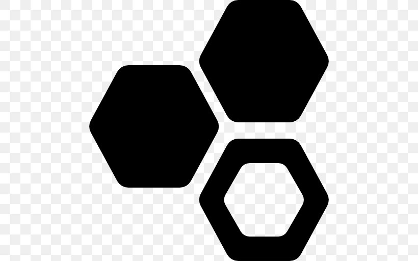 Hexagon Symbol Shape, PNG, 512x512px, Hexagon, Black, Black And White, Honeycomb, Logo Download Free