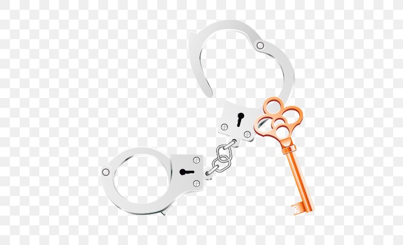 Handcuffs Download, PNG, 500x500px, Handcuffs, Body Jewelry, Brand, False Imprisonment, Fashion Accessory Download Free