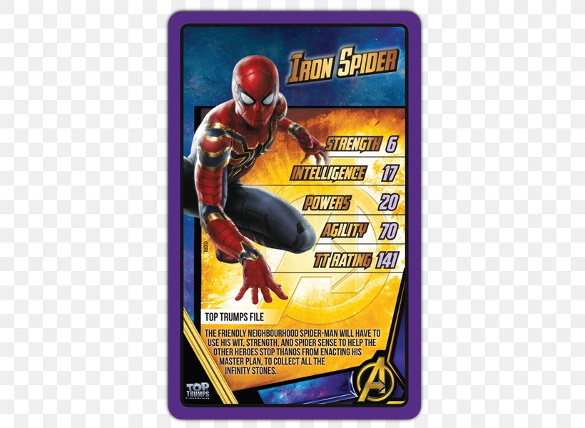 Top Trumps War Machine Thanos Spider-Man, PNG, 600x600px, Top Trumps, Action Figure, Avengers Infinity War, Captain America, Card Game Download Free