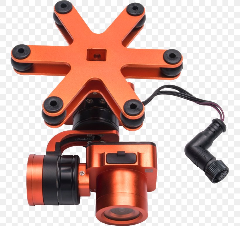 Gimbal Unmanned Aerial Vehicle Photography 4K Resolution Sensor, PNG, 747x771px, 4k Resolution, Gimbal, Camera, Hardware, Orange Download Free