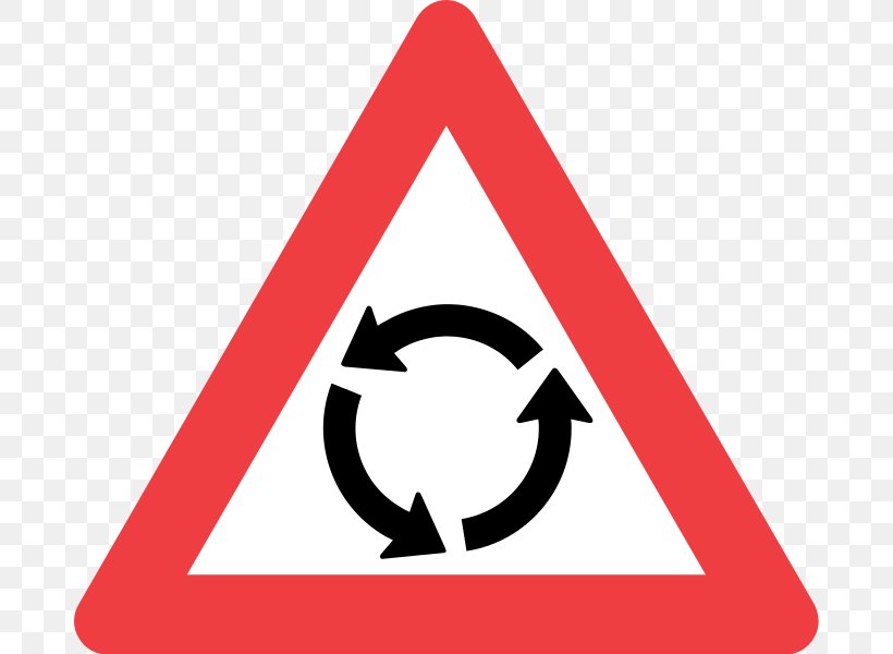 Traffic Sign Roundabout Warning Sign Road Priority Signs, PNG, 684x600px, Traffic Sign, Area, Brand, Intersection, Logo Download Free