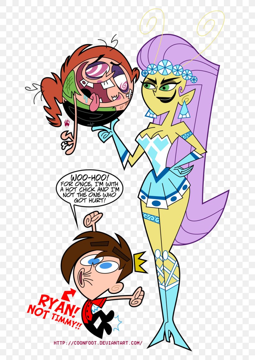 Vicky Timmy Turner The Fairly OddParents: Shadow Showdown Anti-Cosmo The Fairly OddParents: Breakin' Da Rules, PNG, 691x1155px, Watercolor, Cartoon, Flower, Frame, Heart Download Free