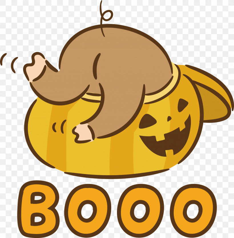Booo Happy Halloween, PNG, 2938x3000px, Booo, Biology, Cartoon, Fruit, Happiness Download Free