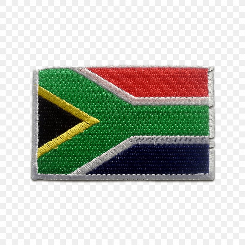 Flag Of South Africa Green Embroidered Patch Flag Of South Africa, PNG, 1100x1100px, South Africa, Blue, Clothing, Embroidered Patch, Embroidery Download Free