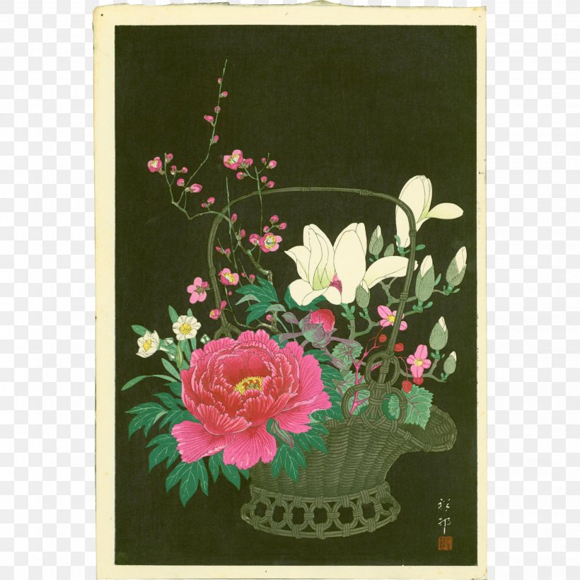 Floral Design Japanese Art Woodblock Printing, PNG, 2042x2042px, Floral Design, Art, Art Museum, Flora, Floristry Download Free