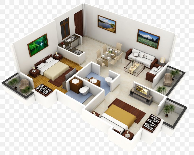 Interior Design Services 3d Floor Plan House Plan Png