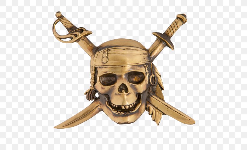 Jolly Roger Skull Piracy Puzzle Pirates, PNG, 500x500px, Jolly Roger, Bone, Coat Of Arms, Coat Of Arms Of Ukraine, Gilding Download Free