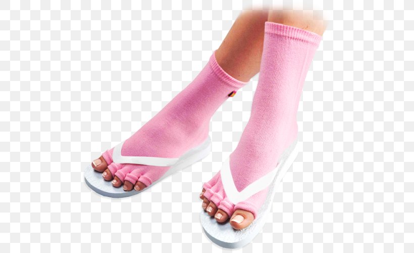 Pedicure Toe Socks Flip-flops, PNG, 500x500px, Watercolor, Cartoon, Flower, Frame, Heart Download Free