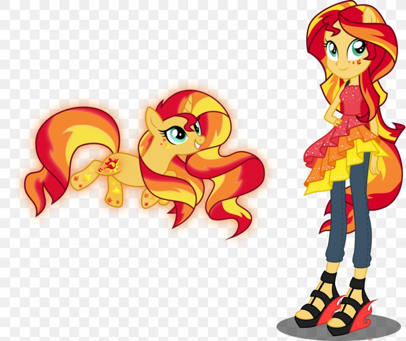 Sunset Shimmer Rainbow Dash Pony Twilight Sparkle Rarity, PNG, 975x819px, Sunset Shimmer, Animal Figure, Art, Cartoon, Deviantart Download Free