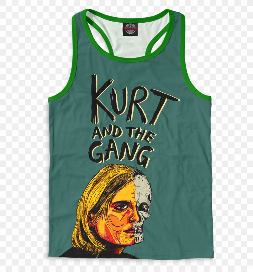 T-shirt Kurt And The Gang Clothing Sleeveless Shirt Nirvana, PNG, 1115x1199px, Watercolor, Cartoon, Flower, Frame, Heart Download Free